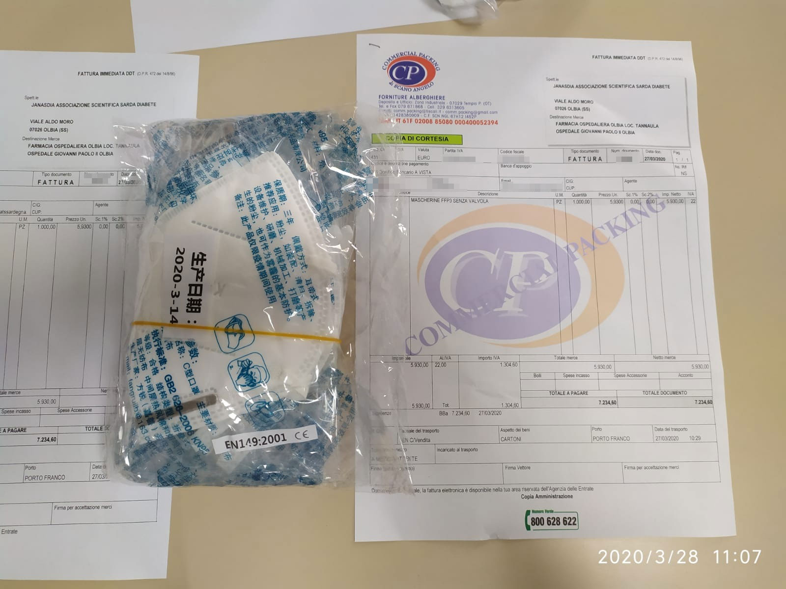 Covid-19, Ospedale Olbia: in arrivo 1500 test rapidi grazie a Janasdia