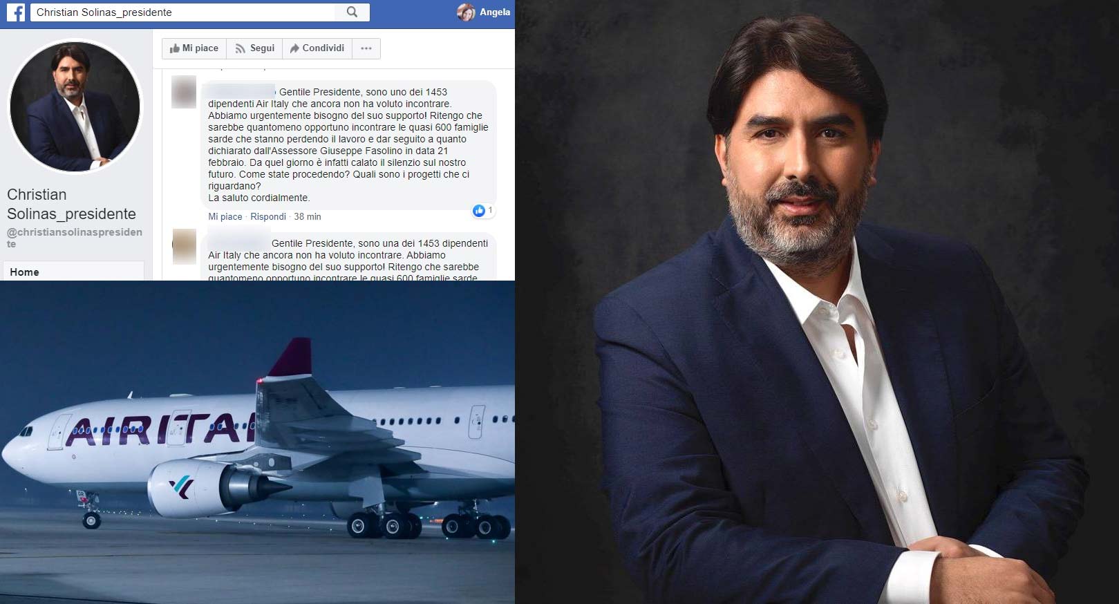 Air Italy, Solinas rassicura lavoratori: attenzione sempre alta