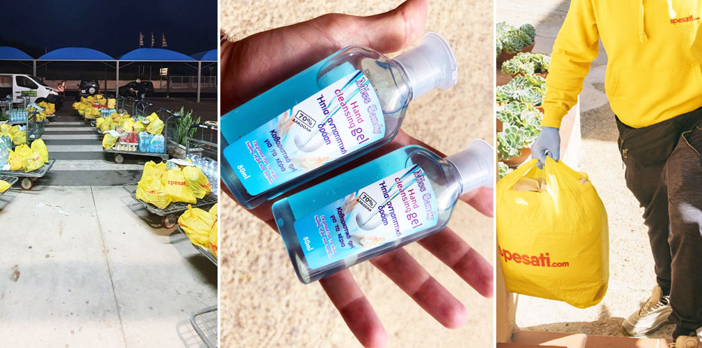 Olbia: Spesati consegna gel disinfettante mani a prezzo di costo