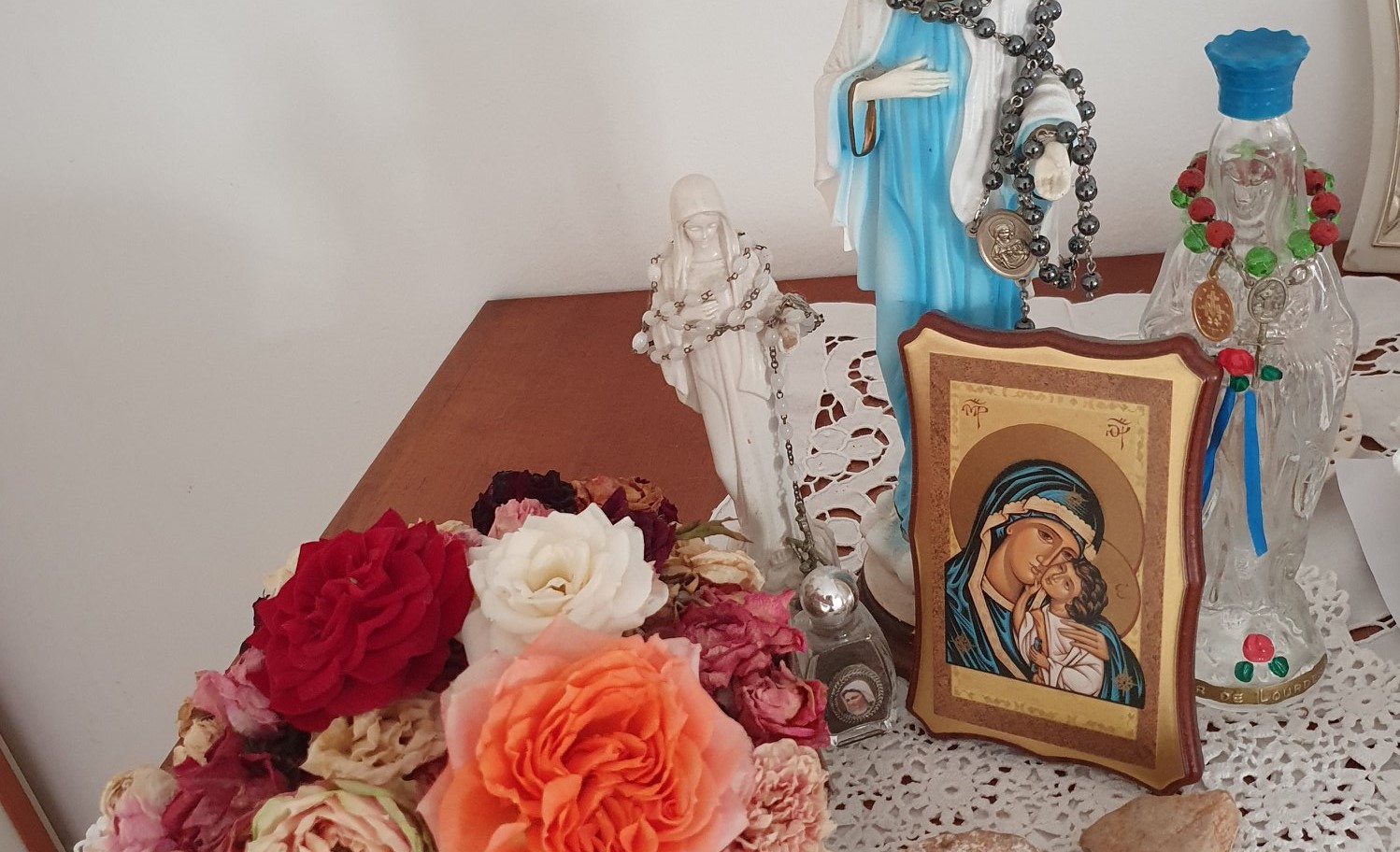 Dal baule di Nadia: l'altarino alla Madonna