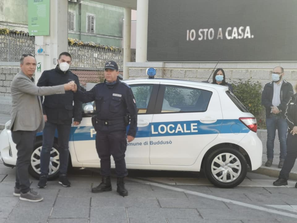 Buddusò: ecco la nuova auto della Polizia Locale