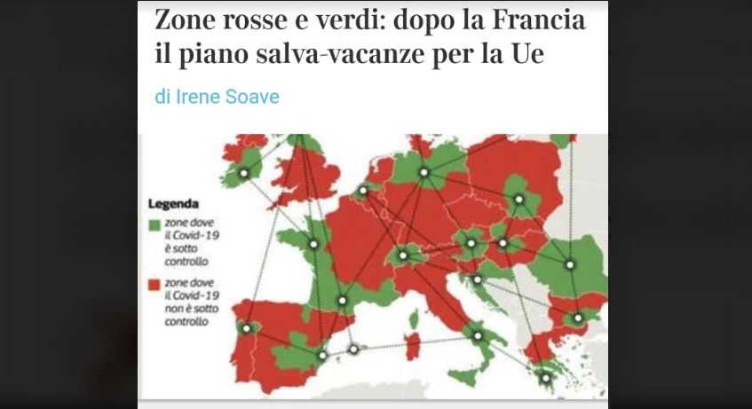 Commissione Europea, turismo: cartina francese 