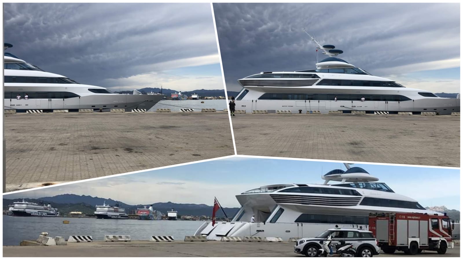 Olbia, Alamshar a Cala Saccaia: ecco lo yacht dell'Aga Khan