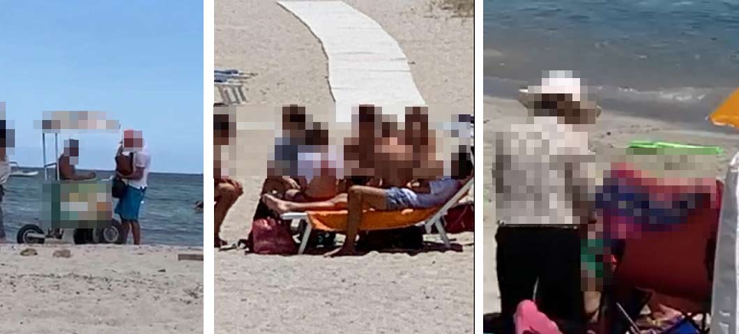 Olbia, assembramenti in spiaggia: 