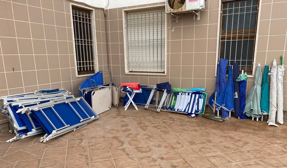 Olbia, Marina di Portisco: sequestrata attrezzatura balneare abusiva