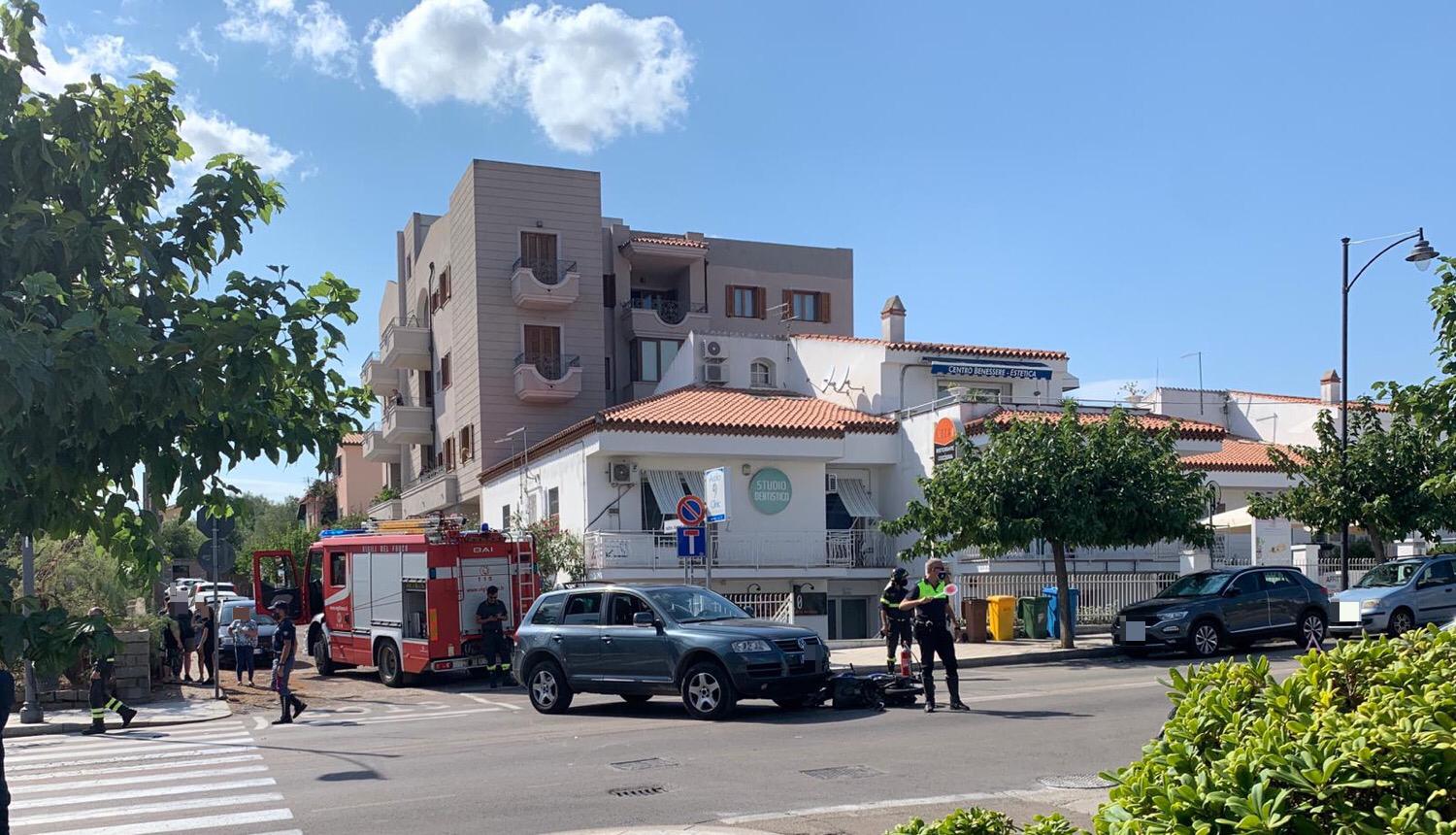 Olbia, incidente in Viale Aldo Moro