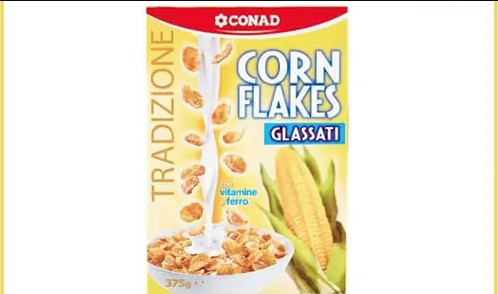 Conad ritira dai propri scaffali un lotto di corn flakes