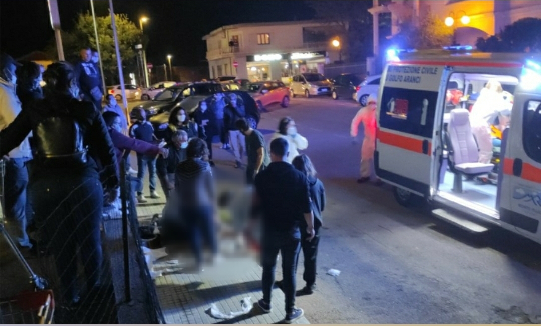 Olbia, tragedia davanti al supermercato, muore 86enne