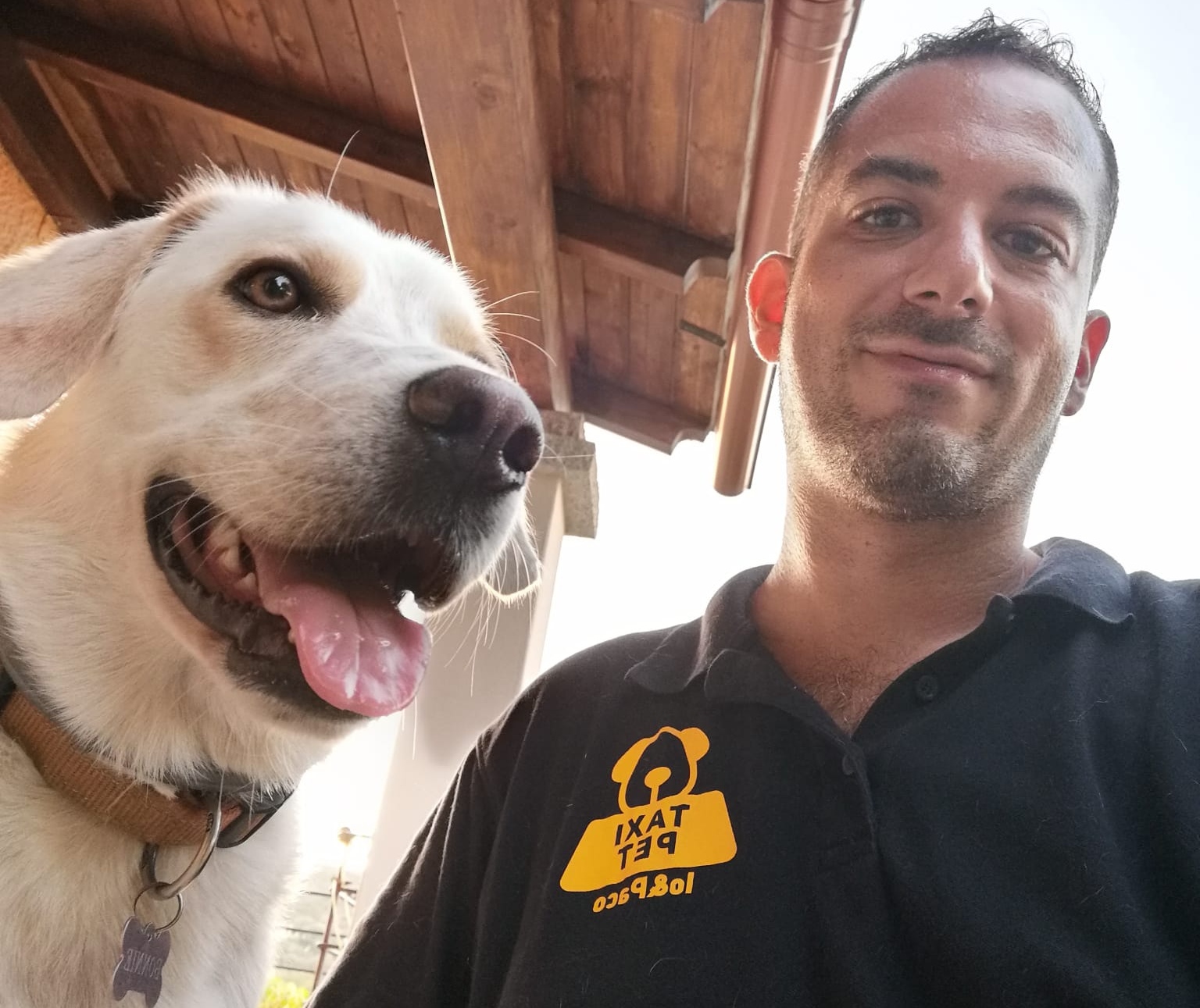 Olbia, creatività imprenditoriale: Riccardo Deriu e il suo taxi dog