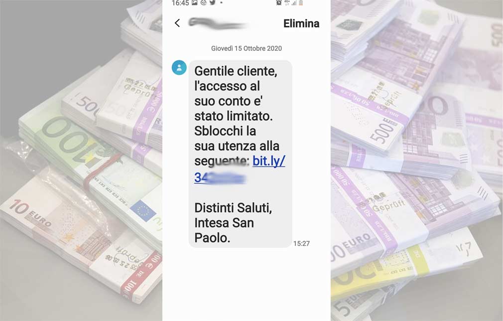 Olbia, attenti a truffa sms: non cliccate!