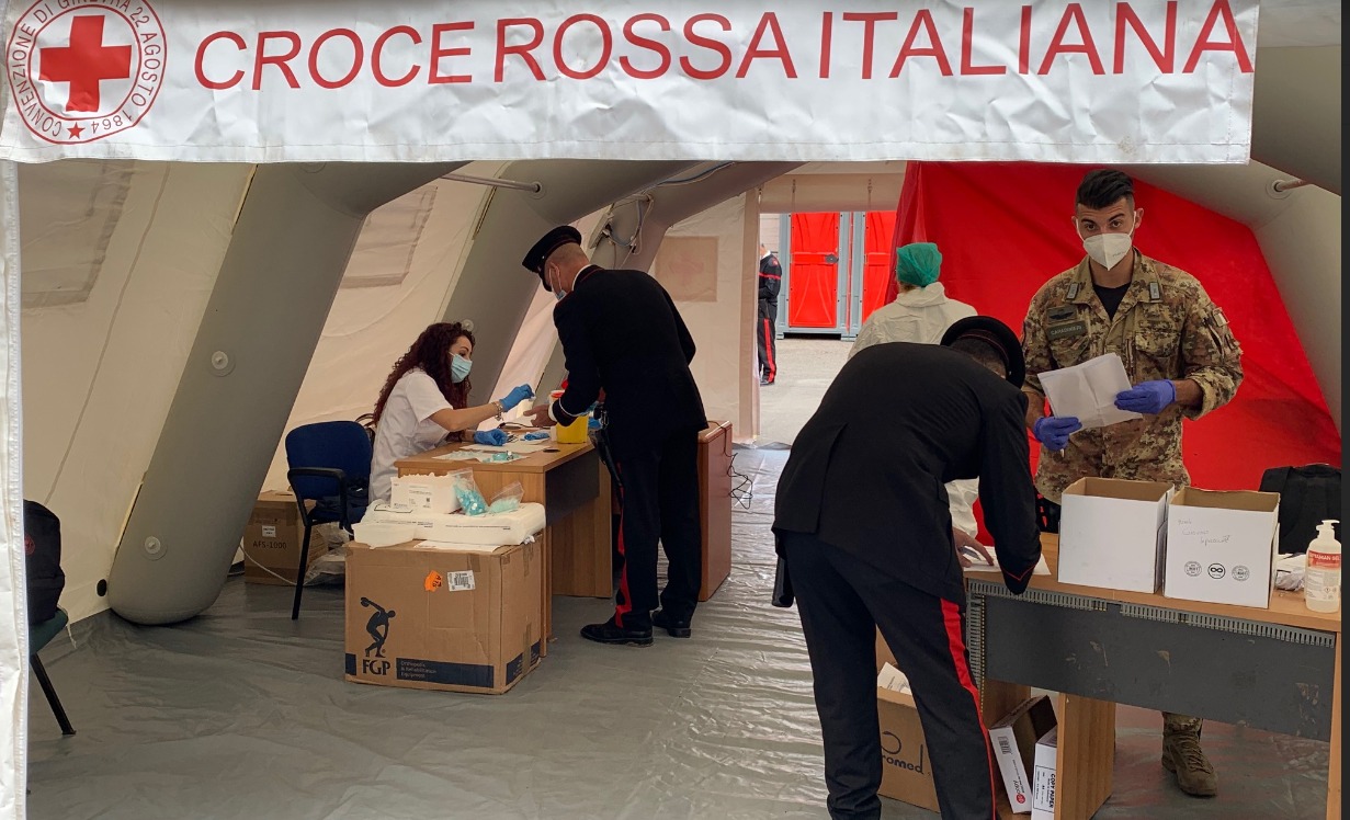 Carabinieri Nord Sardegna: test antigenici per militari del Comando Provinciale