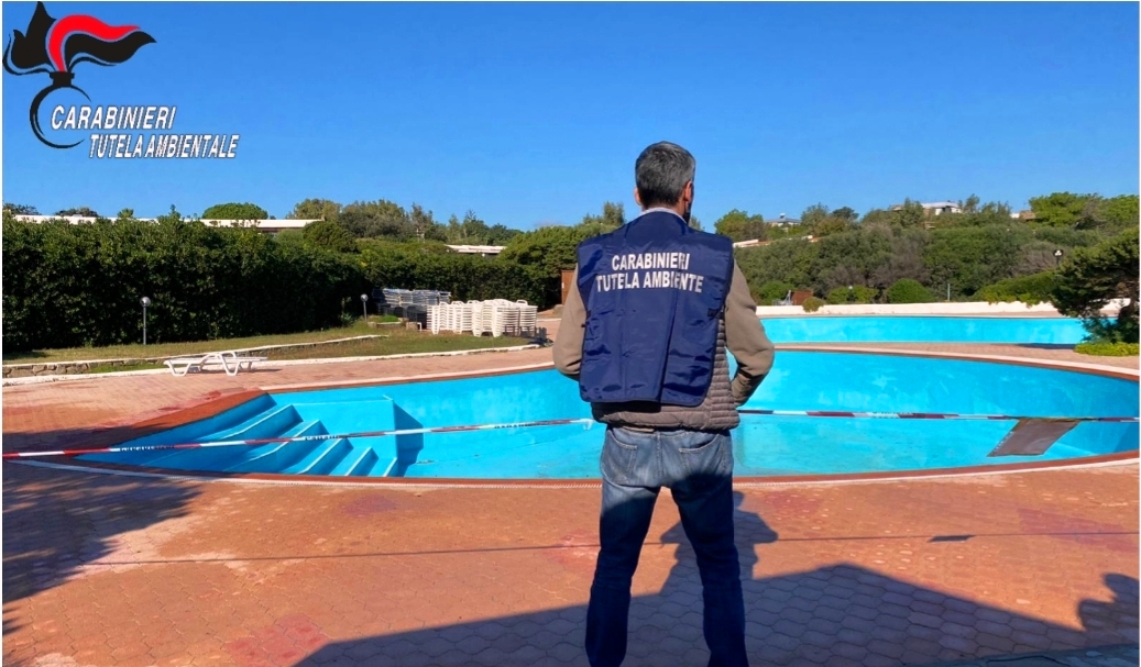 Carabinieri sequestrano piscina di un noto hotel