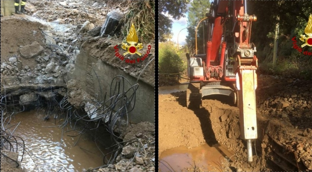 Emergenza Bitti: si lavora sul canale tombato che attraversa l'abitato