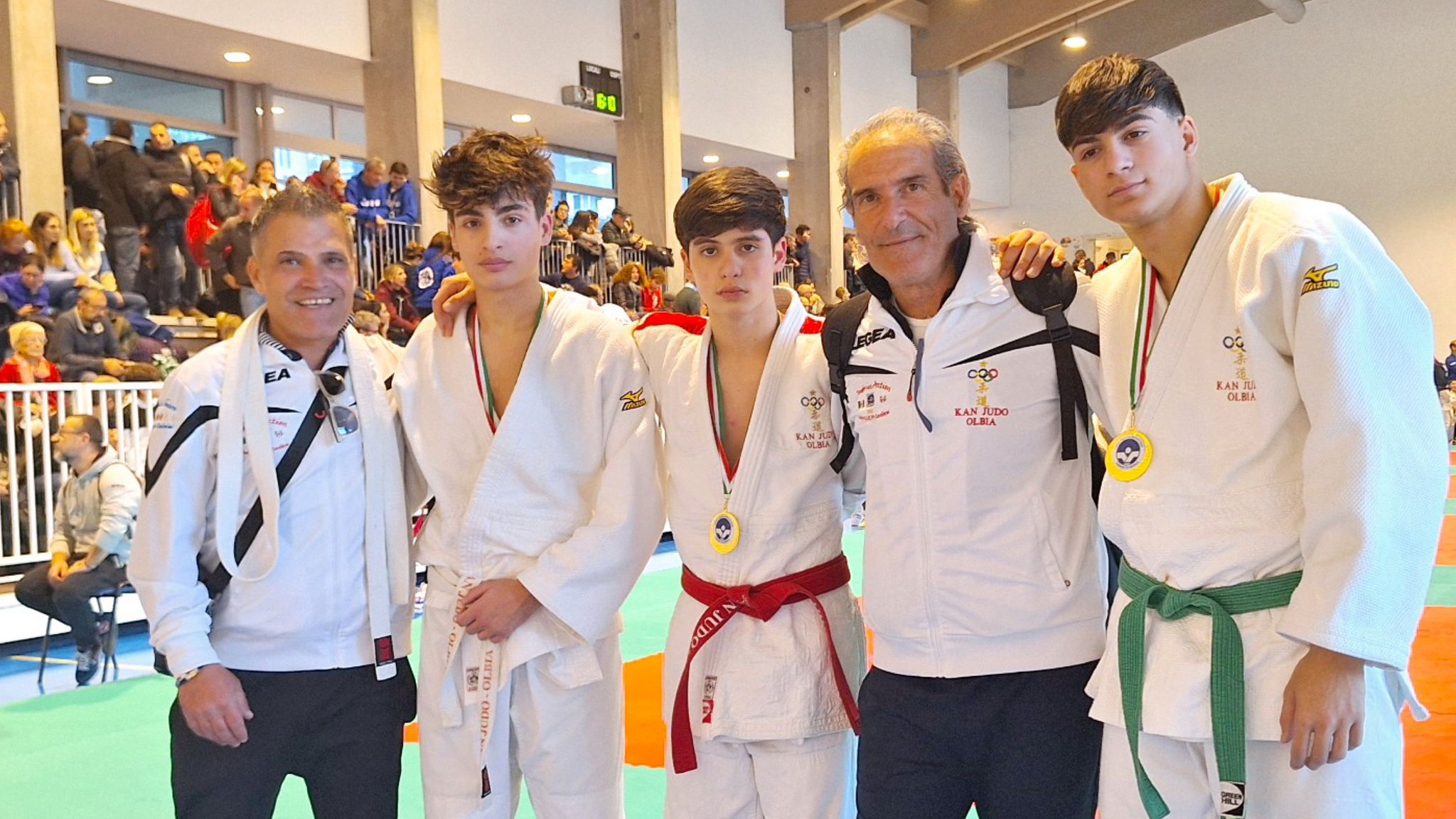 Kan Judo Olbia: per gli atleti olbiesi 2 ori e 1 bronzo in Liguria