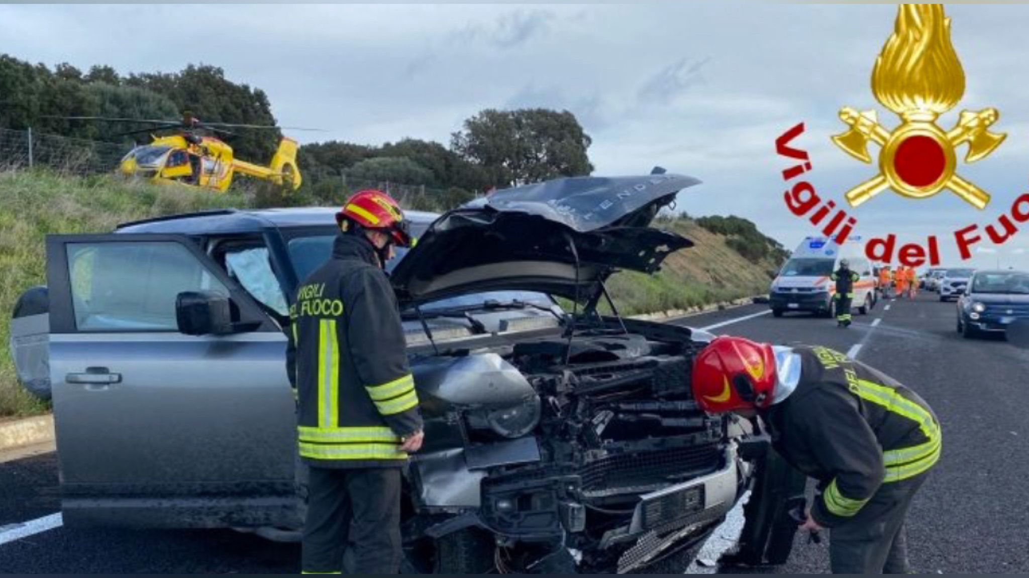 Olbia-Sassari, scontro tra auto: un morto e due feriti