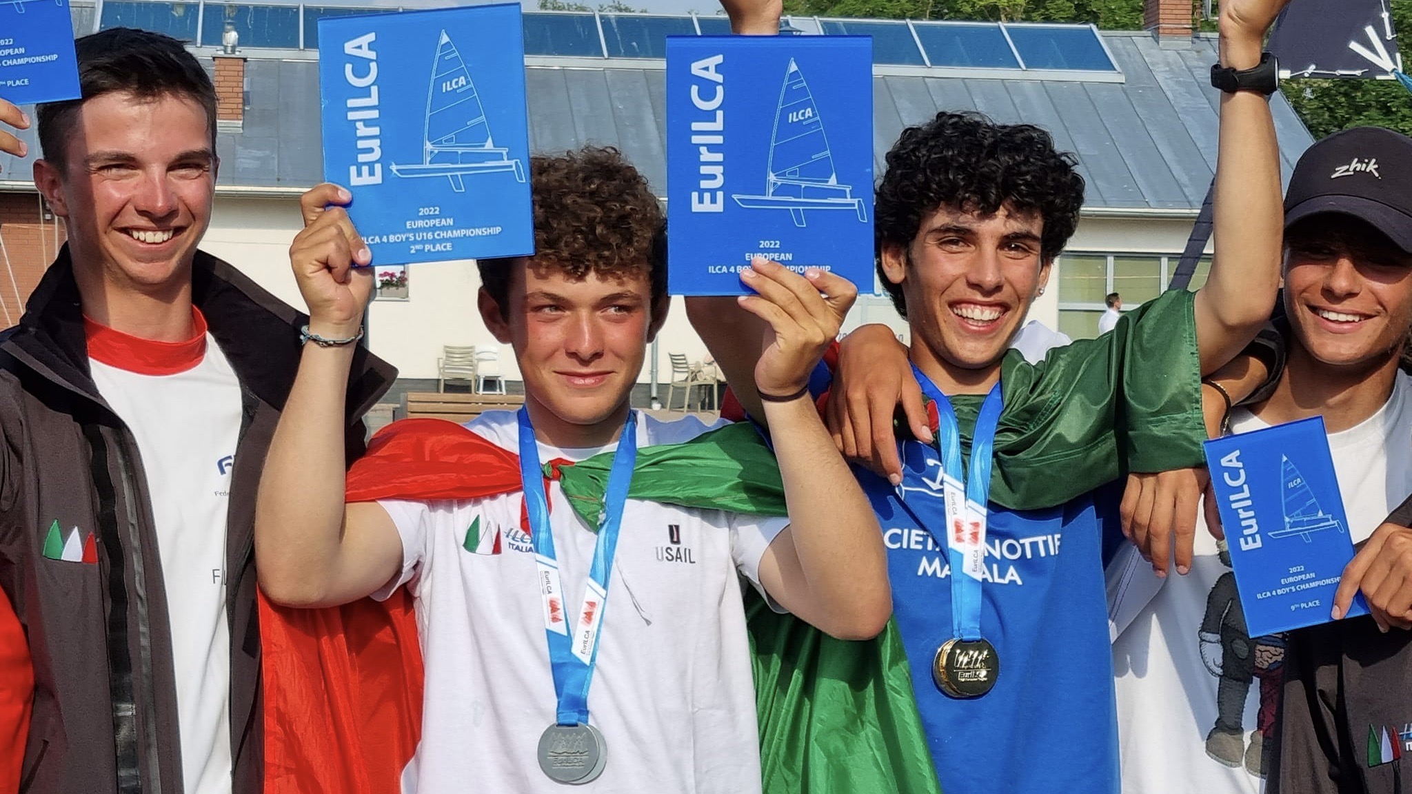 Yacht Club Olbia, il giovane Cassitta sul podio del Campionato Europeo