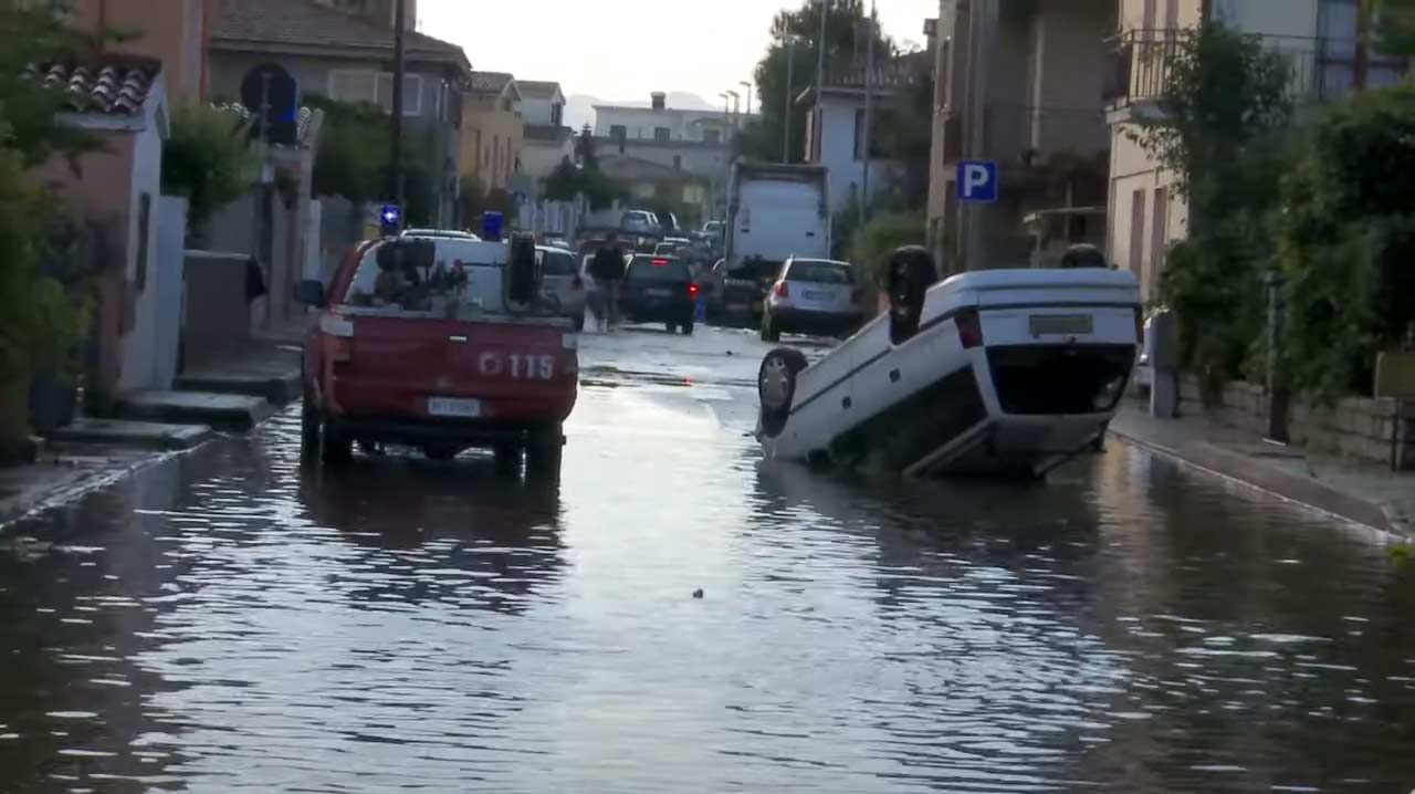 Alluvione Olbia: condannati in appello Giovannelli, Zanda e Budroni