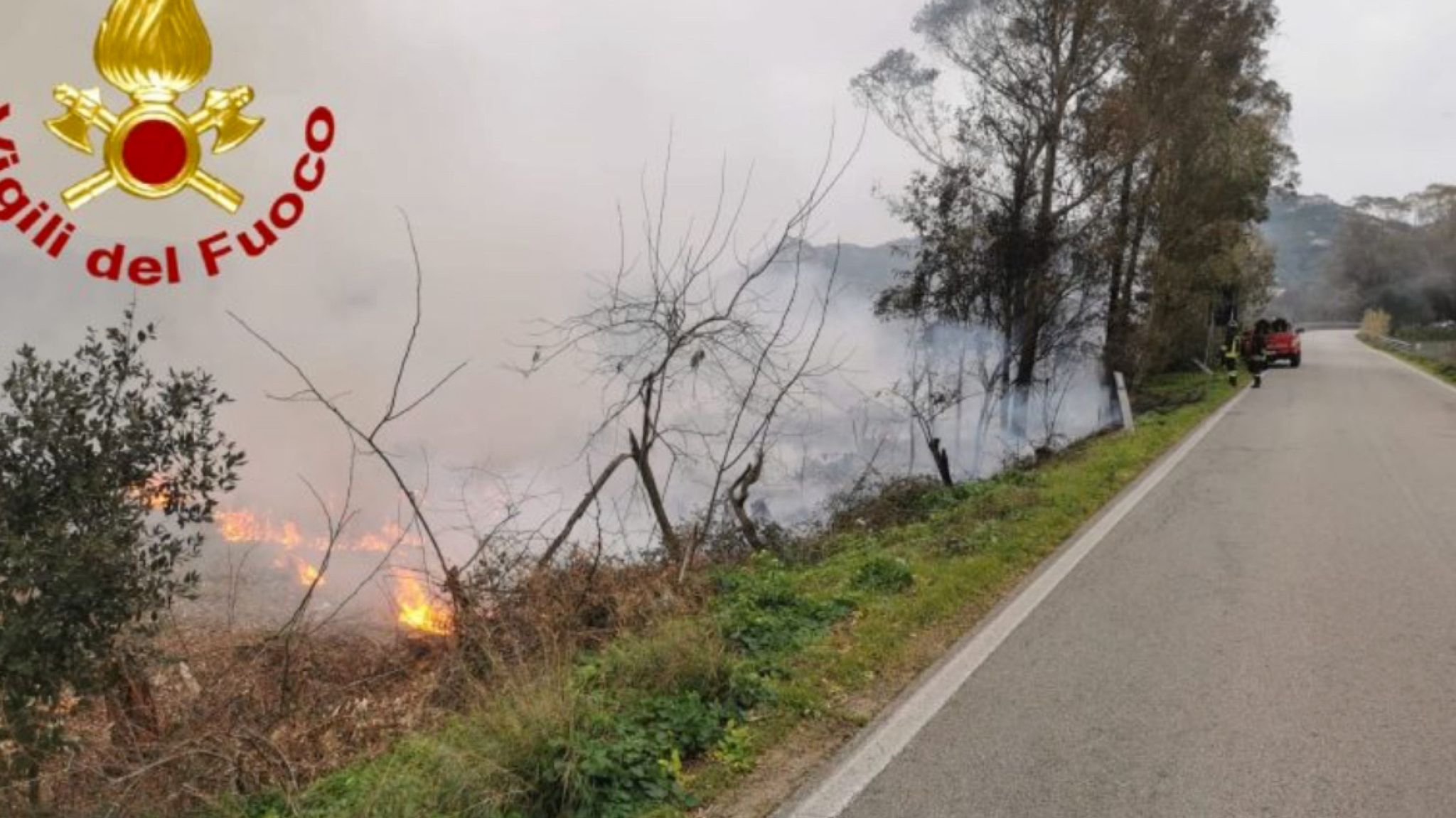 Arzachena: incendio a Cannigione