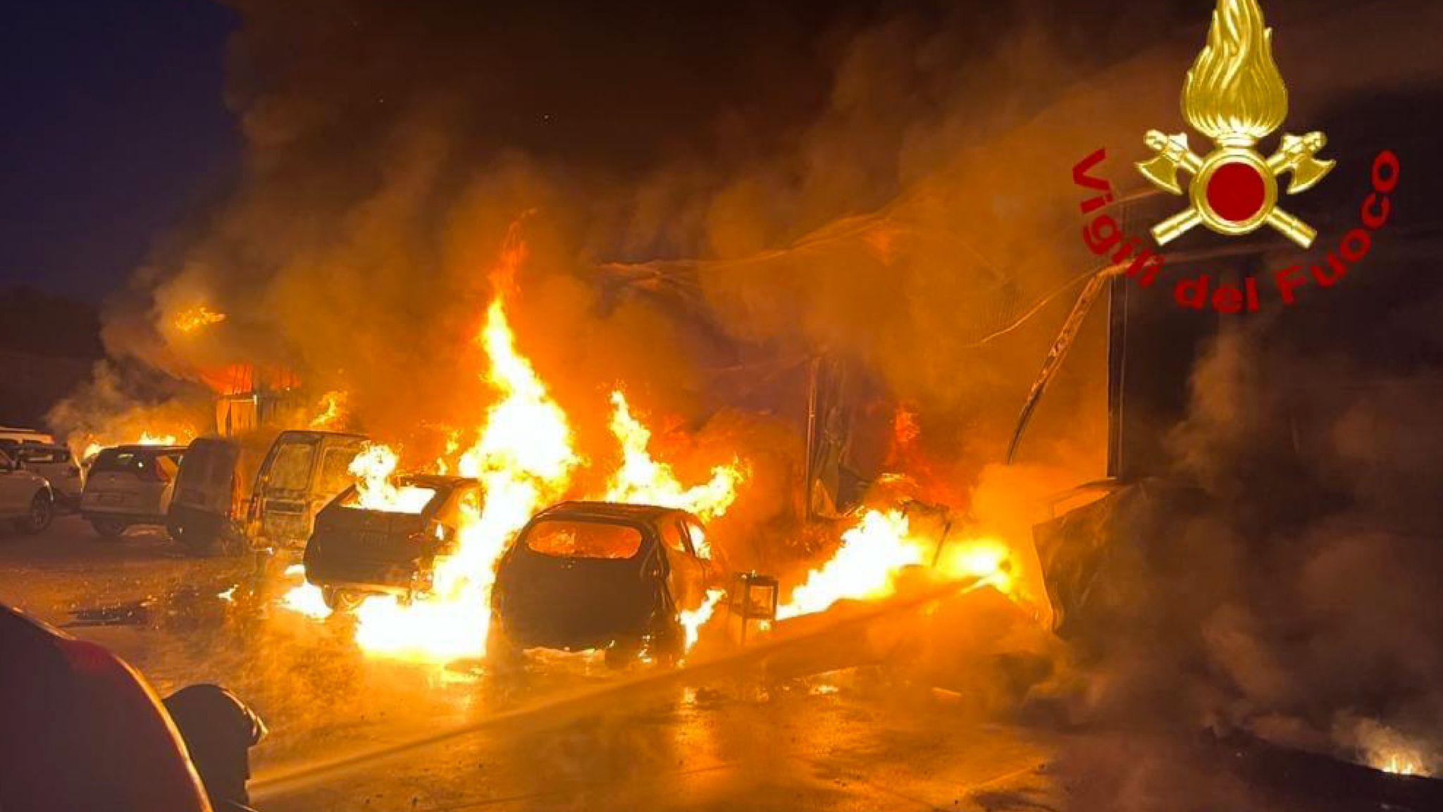 Olbia, concessionaria a fuoco: le parole della famiglia Saba