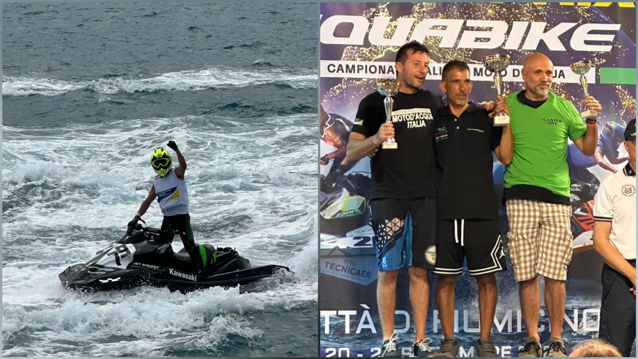 Olbia: Emanuele Masala secondo al campionato italiano di moto d'acqua