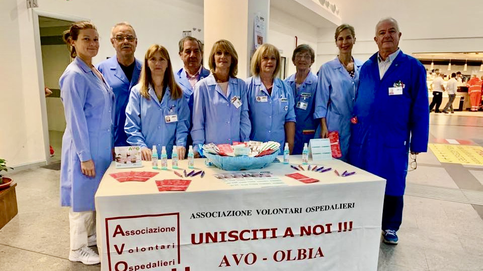 Olbia, giornata nazionale volontari ospedalieri: 