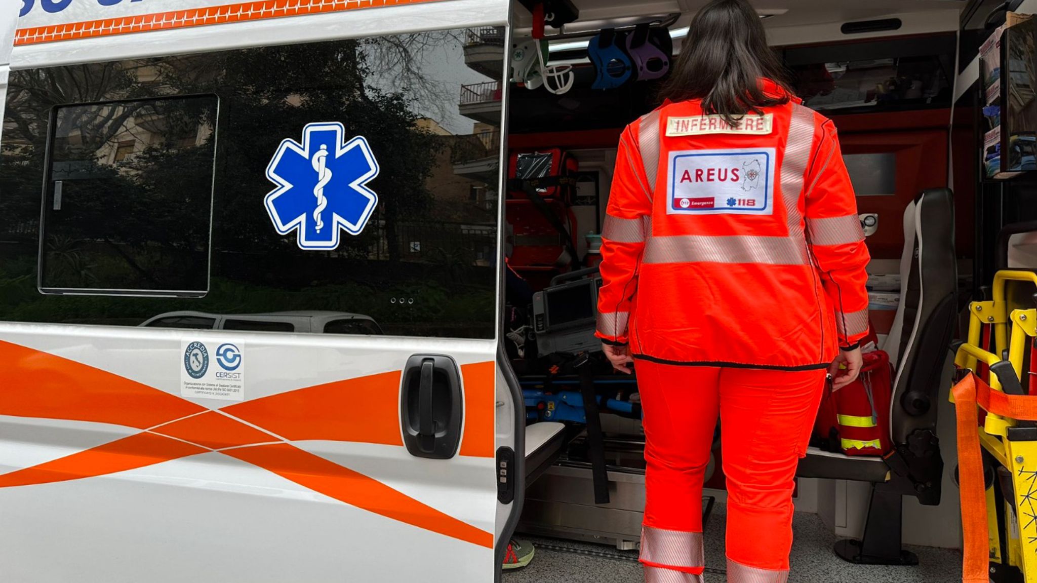Areus: attivo nuovo mezzo di soccorso avanzato con infermiere a bordo