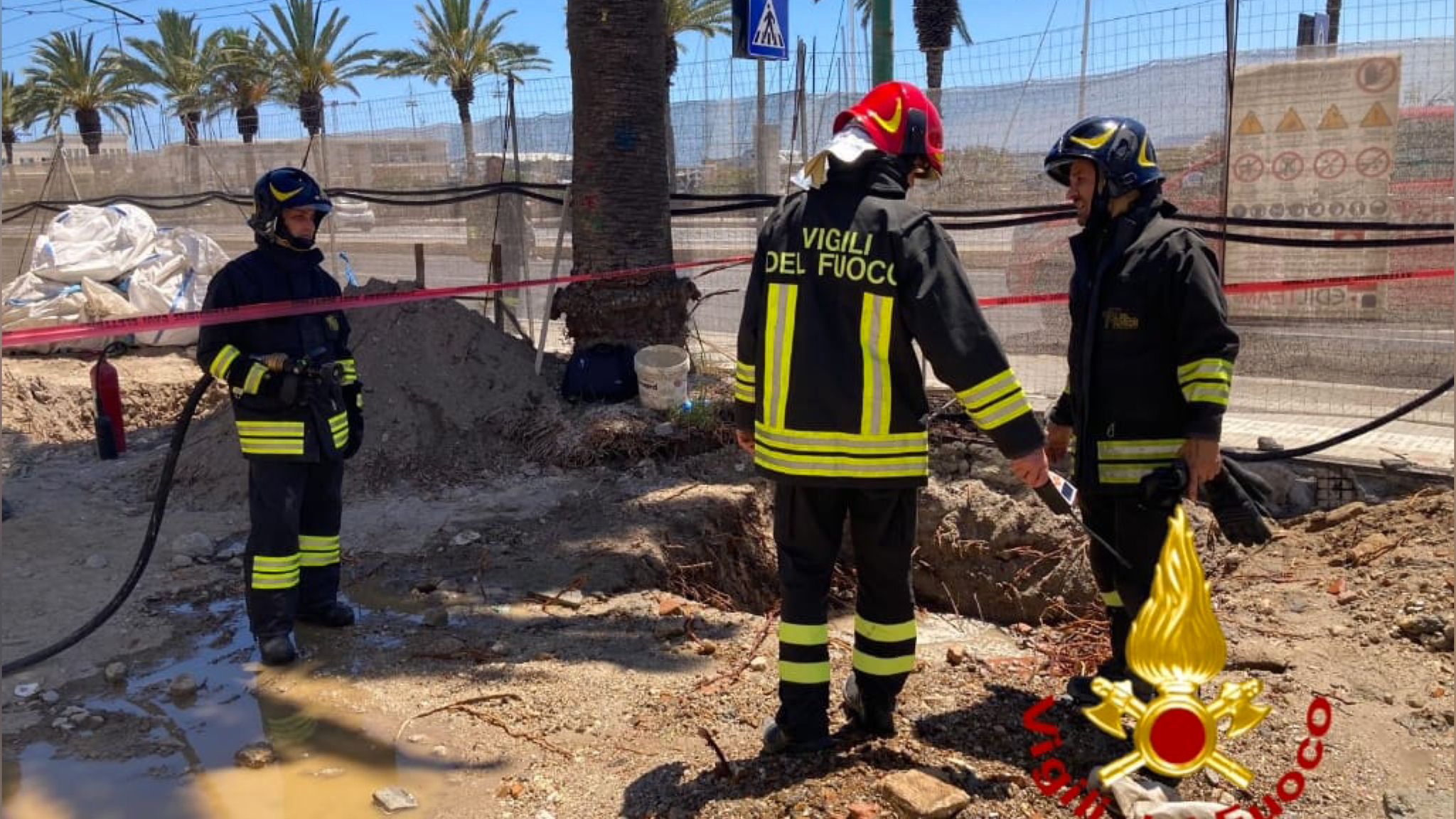 Fuga di gas dal cantiere: traffico in tilt