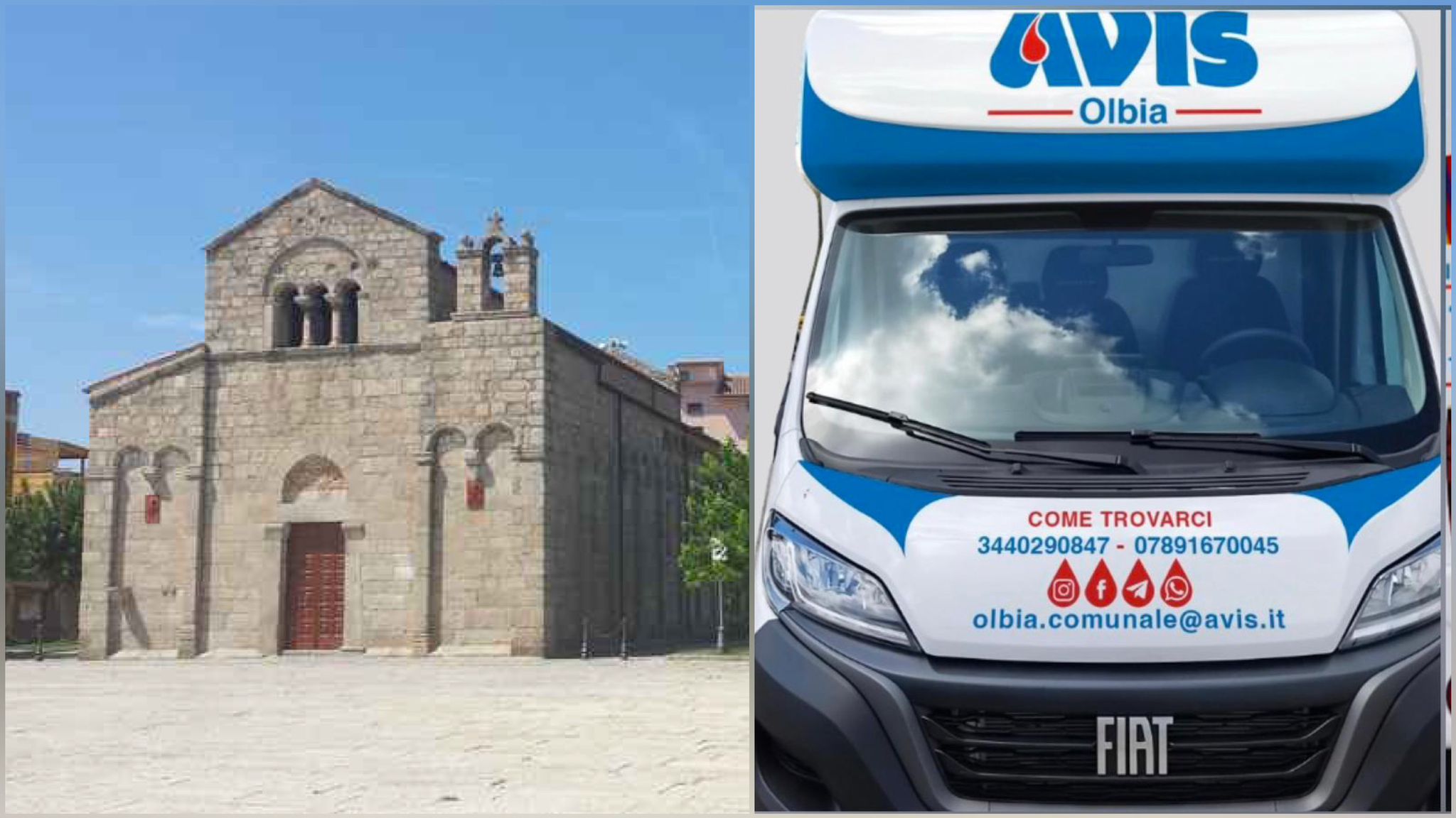 Avis Olbia: oggi a San Simplicio l'inaugurazione dell'autoemoteca 