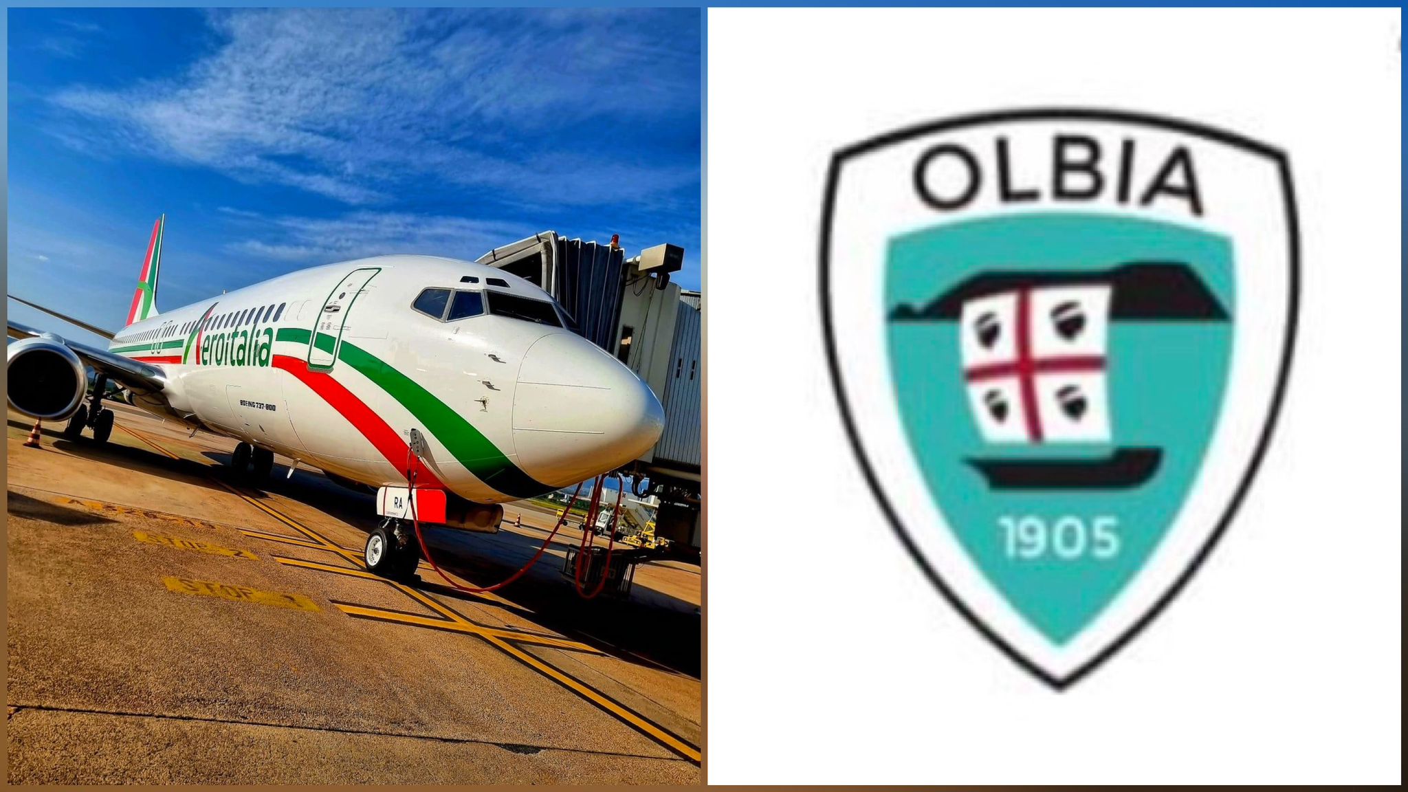 Aeroitalia Airline partner dell'Olbia Calcio