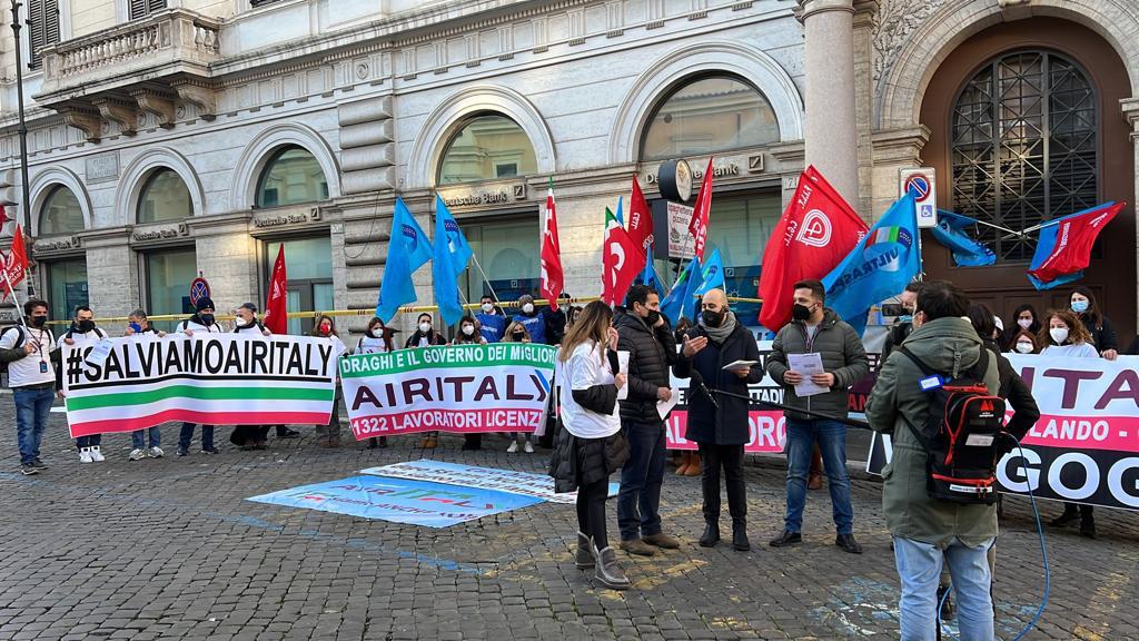Vertenza Air Italy: dipendenti scendono in piazza a Roma
