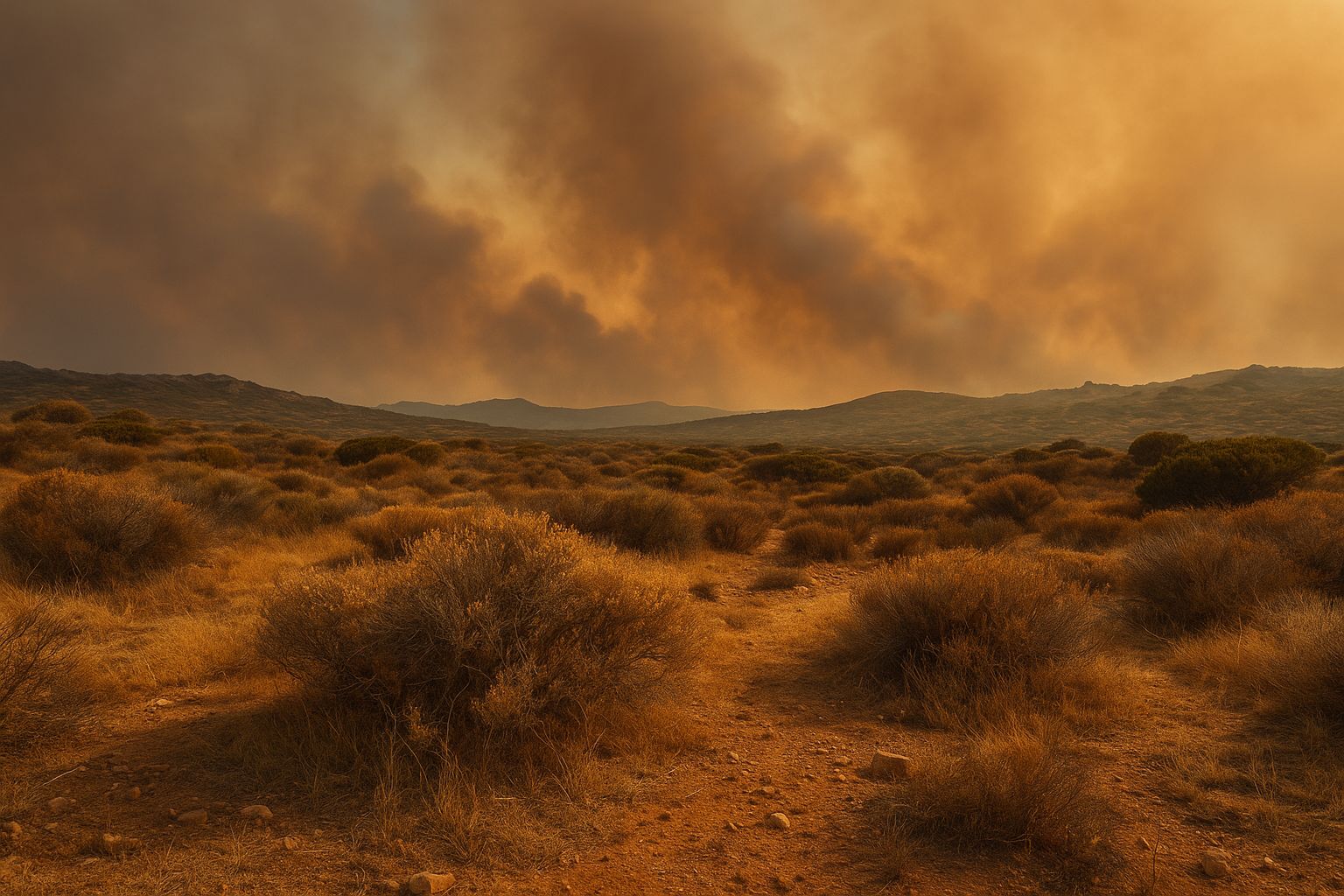 Gallura in allerta incendi: zone D ed E a rischio alto, previsto codice arancione per il 14 agosto 2025