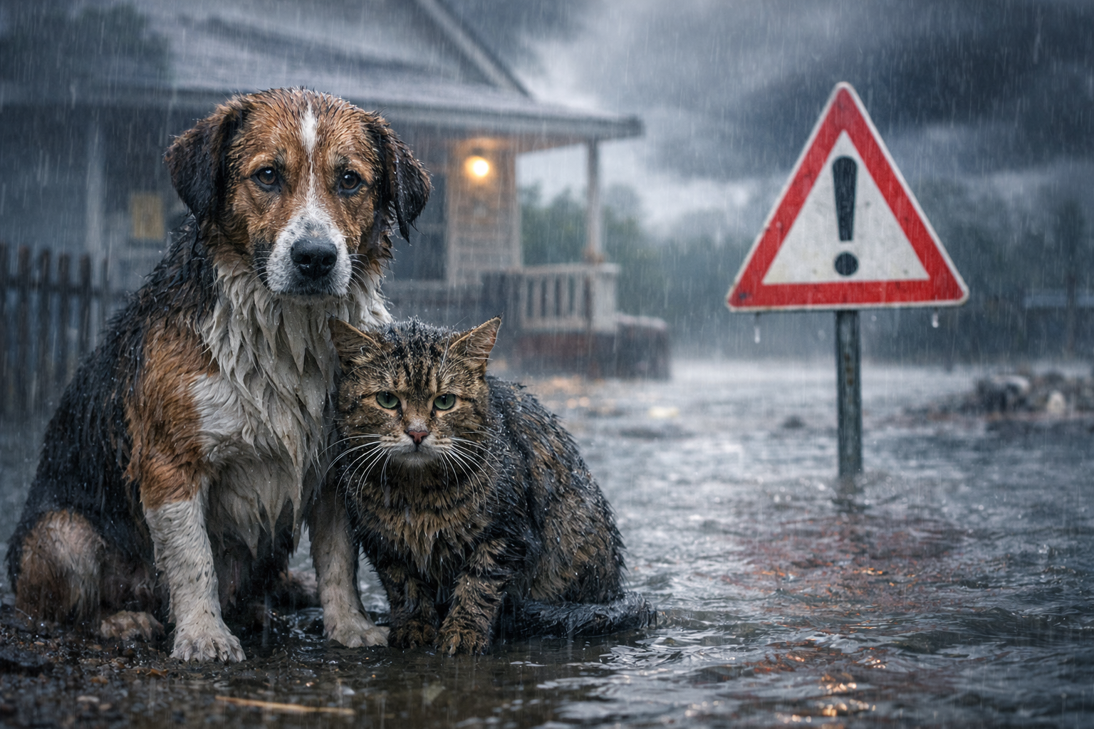 Allerta meteo rossa, l’accorato appello della LIDA Olbia: “Mettete in sicurezza i vostri animali”
