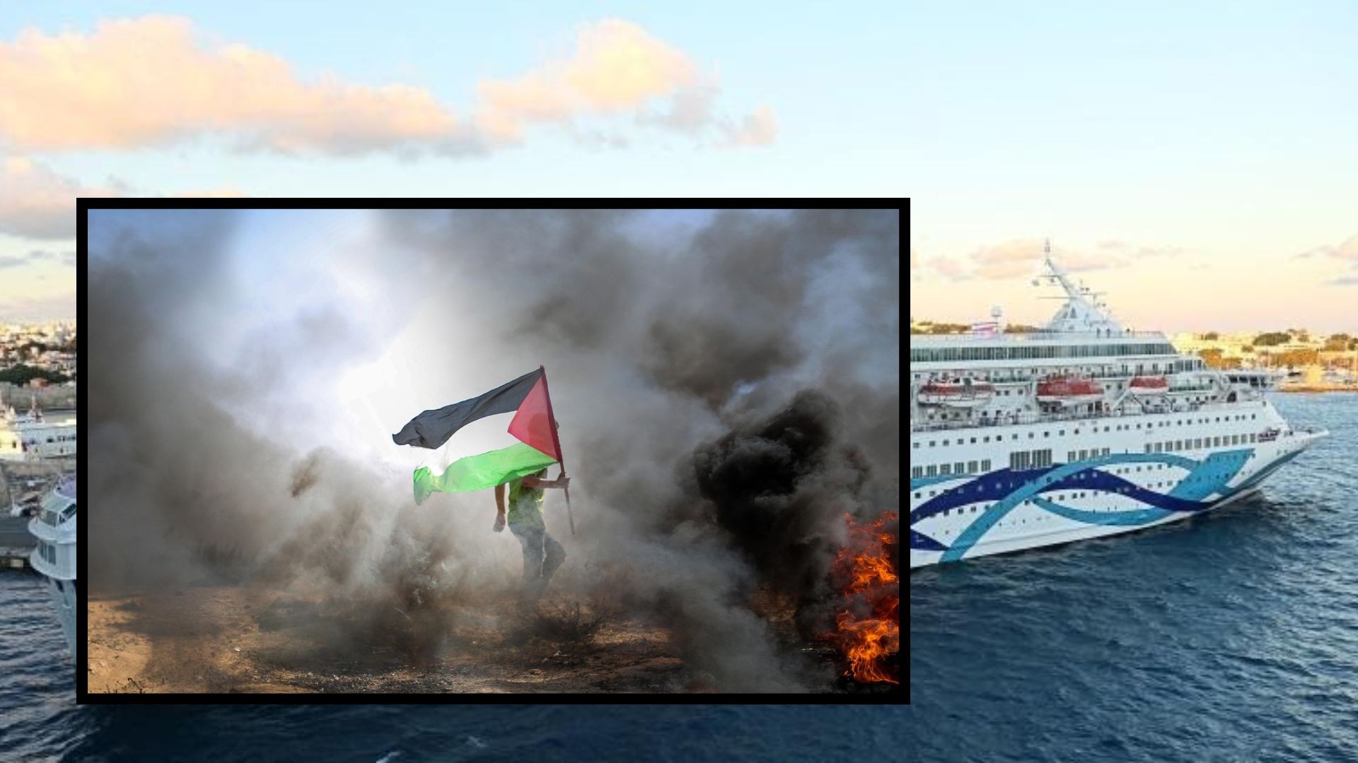 Olbia, mobilitazione pacifica in piazza contro l’arrivo della Crown Iris