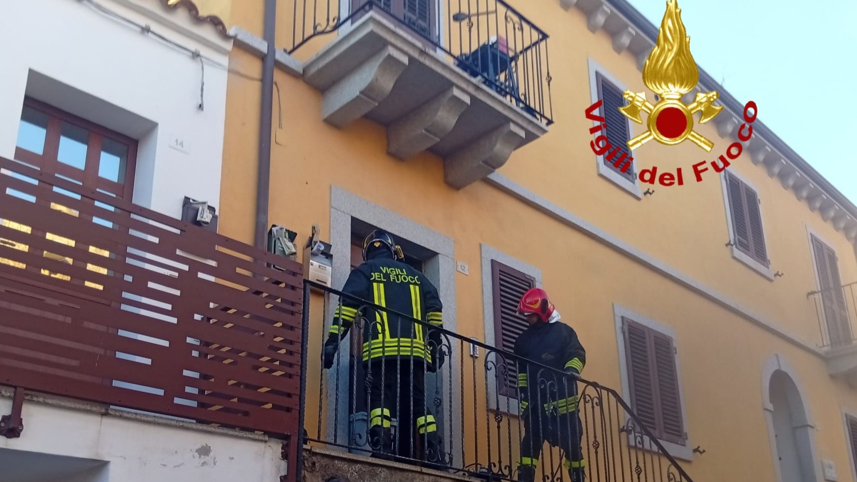 Arzachena, incendio in un appartamento: salvato un cagnolino dai Vigili del fuoco