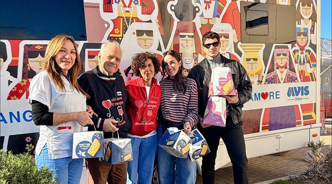 Olbia, parte l’iniziativa solidale di AVIS: per le feste panettone in dono a ogni donatore