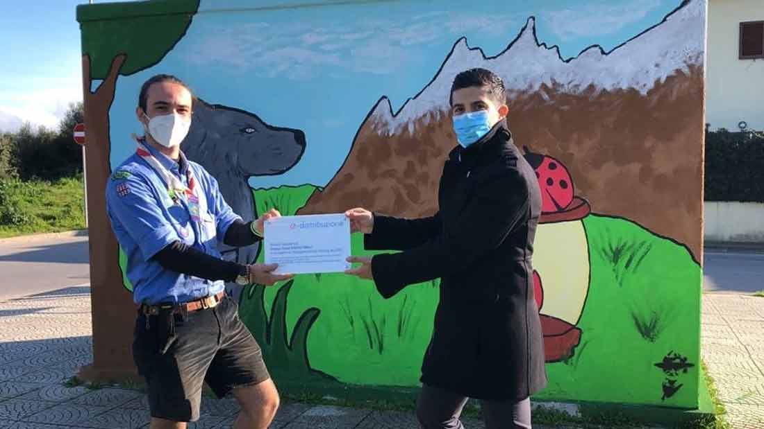 Olbia: street art al parco Baden Powell con l'Agesci