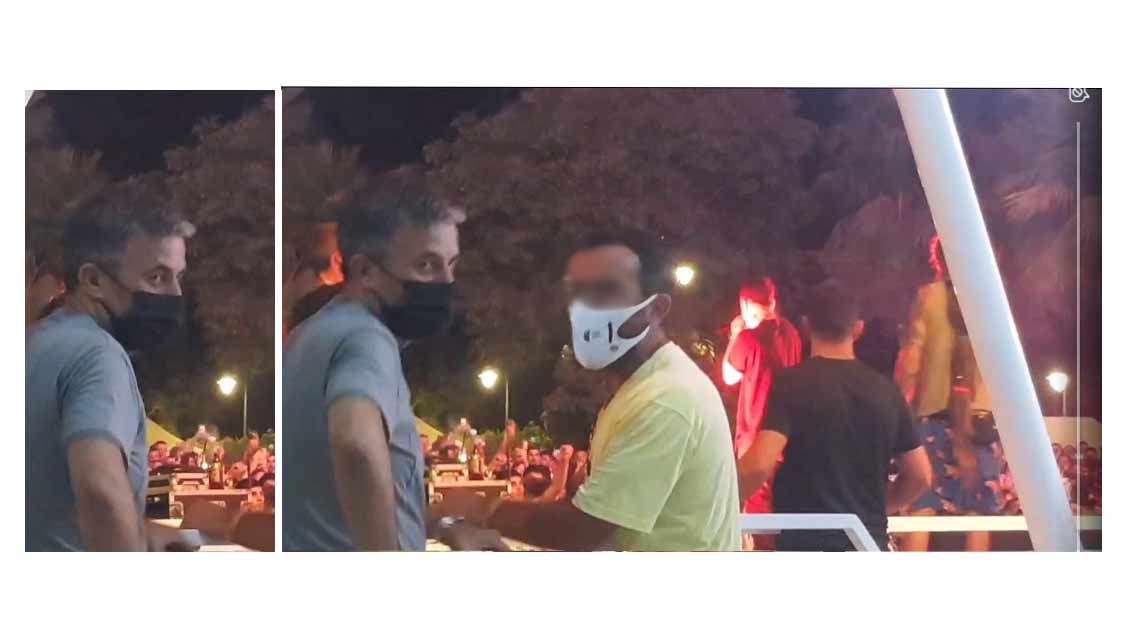 Nizzi scarica su Salmo: “Comune non sapeva”, ma l’amministrazione era nel palco. Ecco la foto
