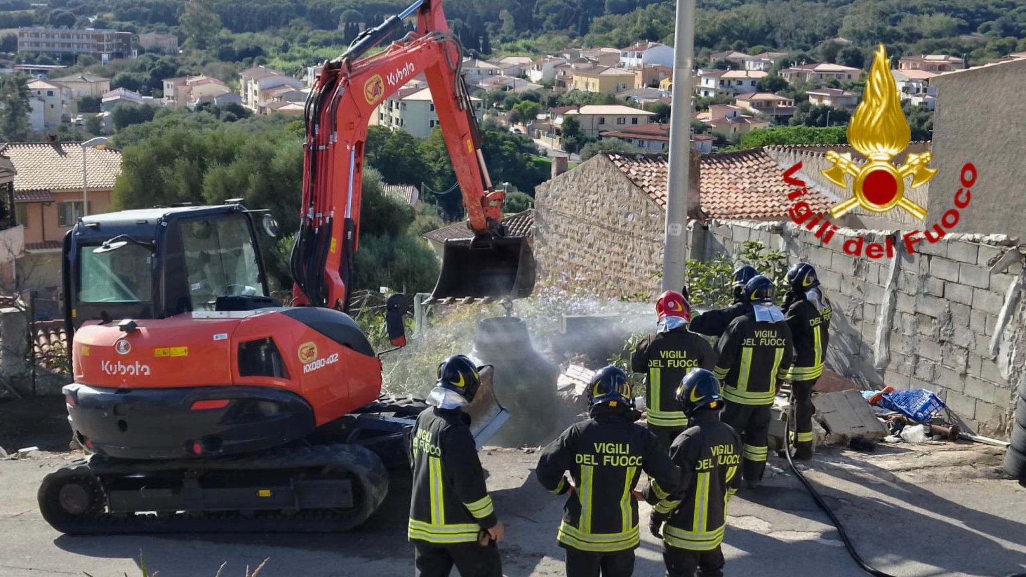 Arzachena, fuga di gas da un serbatoio di Gpl: in azione i vigili del fuoco