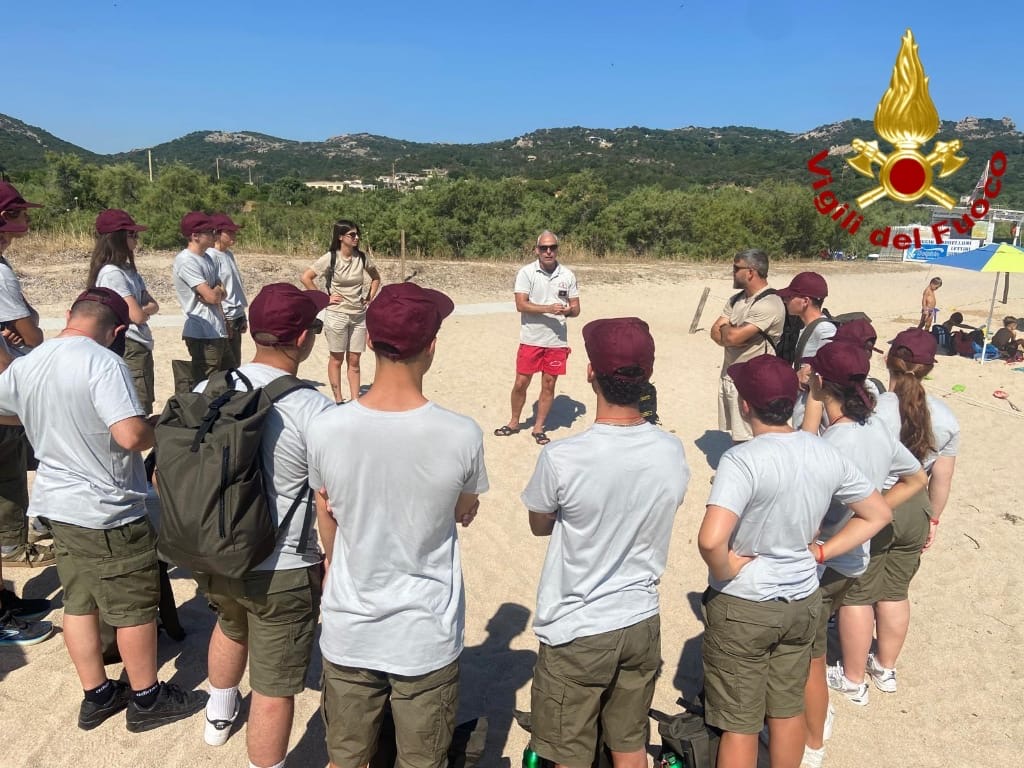 Arzachena, successo per il Campo Giovani dei Vigili del Fuoco: tra sicurezza, mare e spirito di squadra