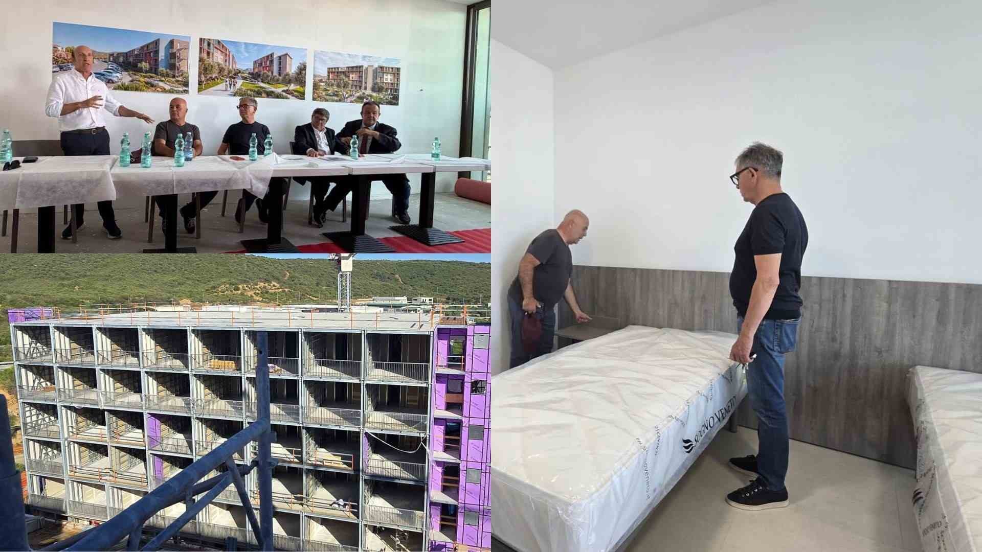Olbia punta sull'università: presentato il nuovo campus da 450 posti letto, pronto per settembre