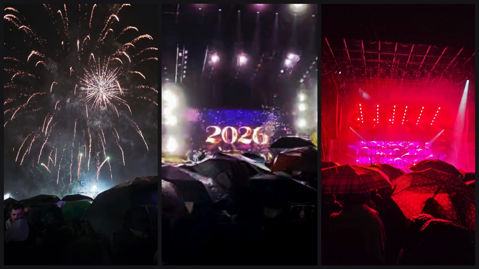 Olbia, Capodanno sotto la pioggia: la voce calda di Mengoni riscalda gli oltre 15mila spettatori 