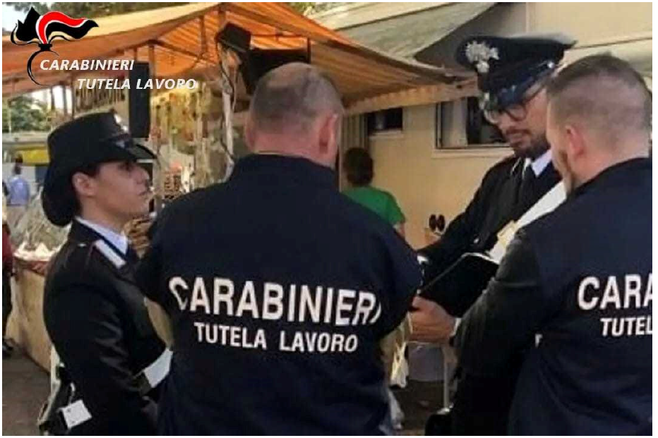  Tutela del lavoro: 6 aziende sospese e 174mila euro di sanzioni