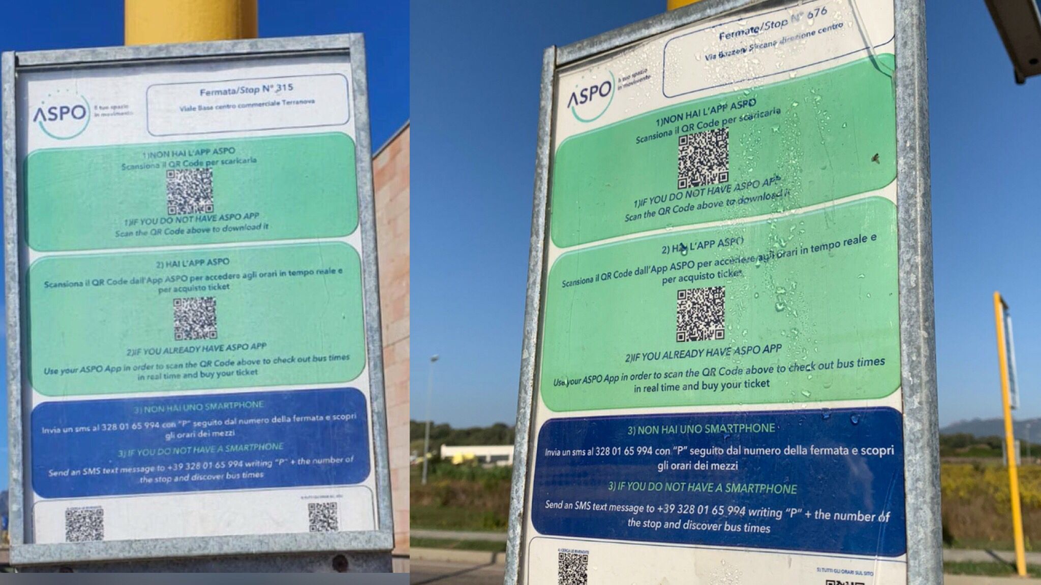 Olbia, QR code per conoscere gli orari dei bus Aspo: è un ...