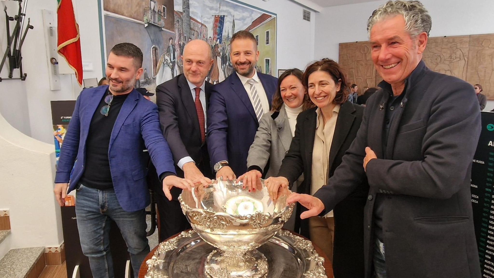 Trophy Tour: Arzachena abbraccia la Coppa Davis