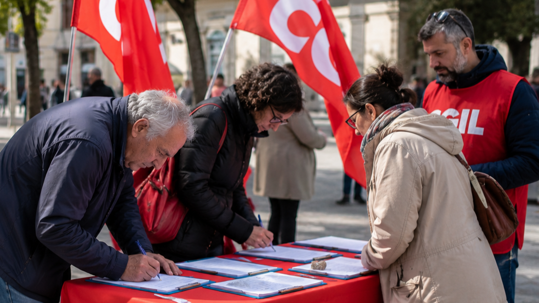 Sanità pubblica e appalti: a Olbia la raccolta firme di CGIL Gallura