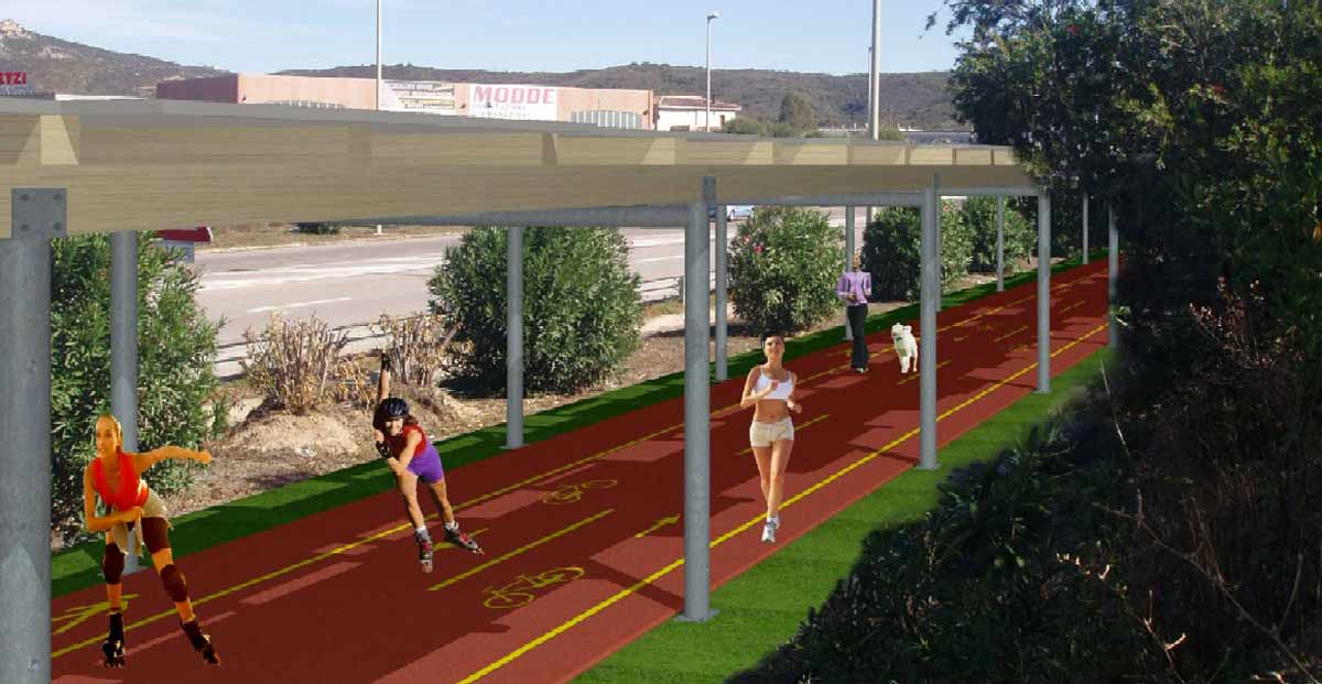 Olbia, pista fotovoltaica: continuano i lavori