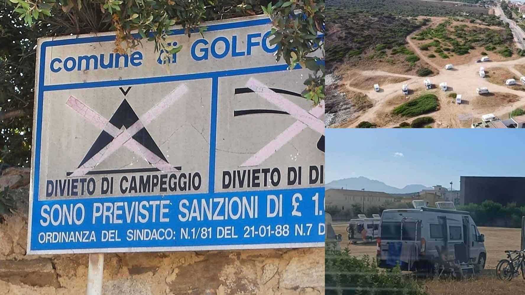 Golfo Aranci e l'assalto dei camperisti: Maremosso lancia allarme