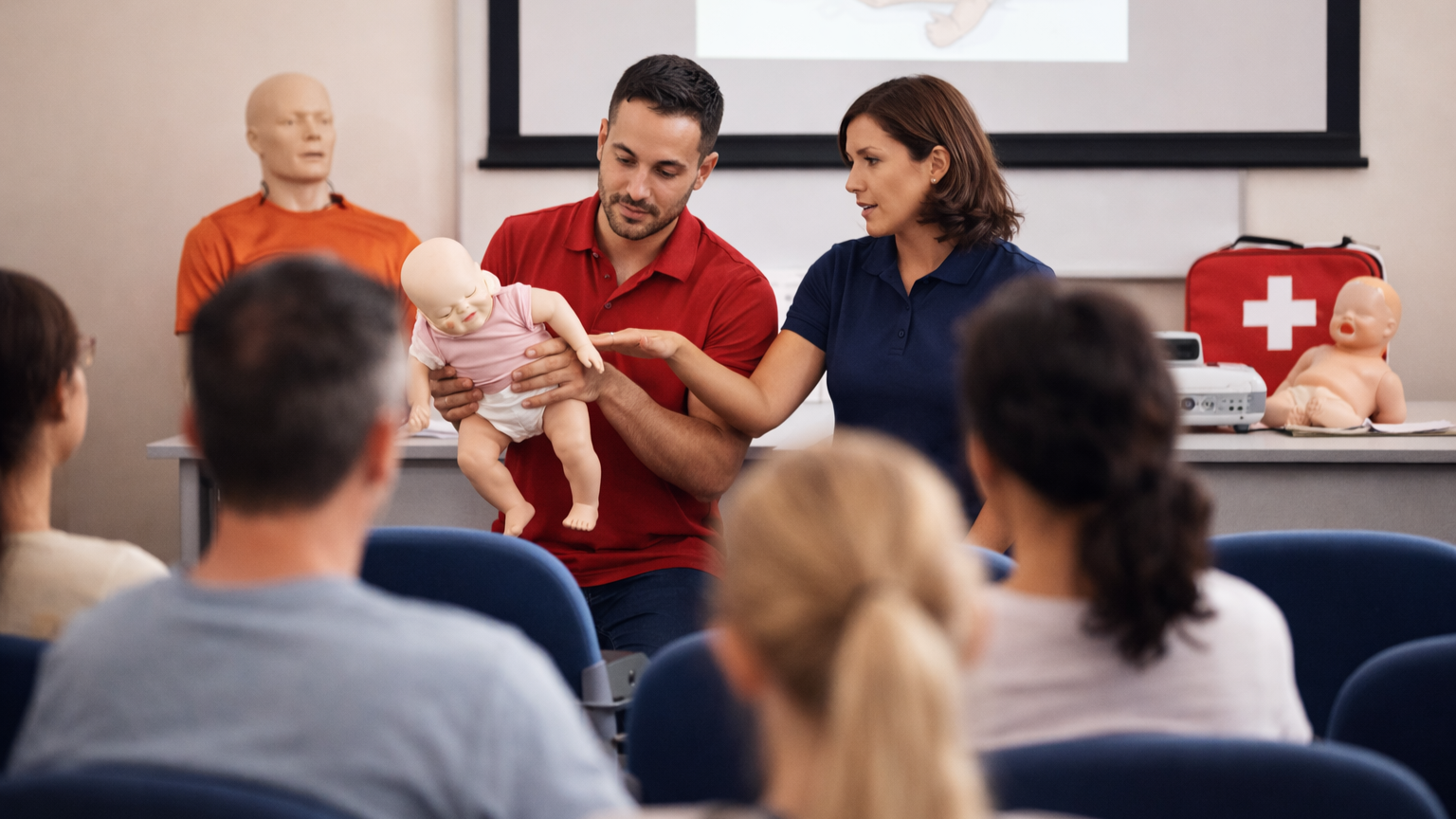 Budoni, corso gratuito di disostruzione pediatrica: un piccolo gesto può salvare una vita
