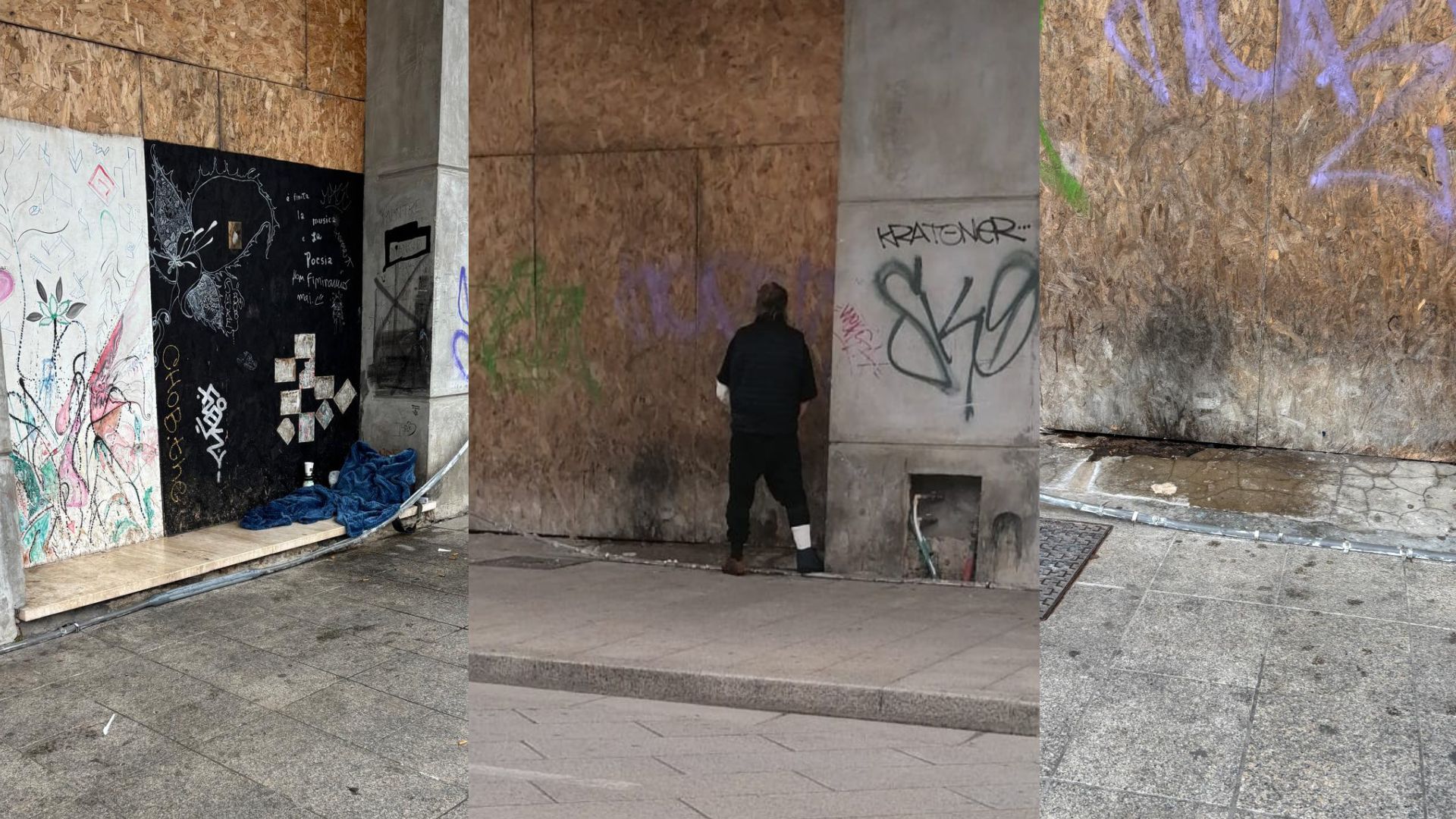 Olbia, la “latrina” di Corso Umberto resiste anche alle pulizie: dopo 12 giorni tutto come prima