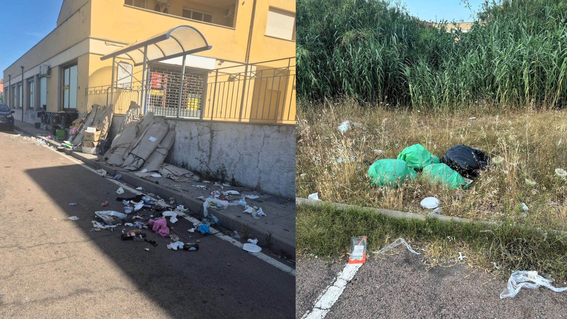 Olbia, degrado urbano nei pressi del condominio Primavera: la denuncia di una residente